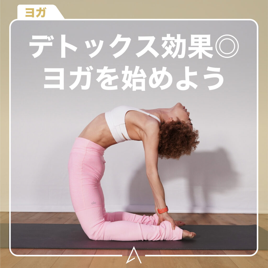 デトックス効果◎ ヨガを始めよう