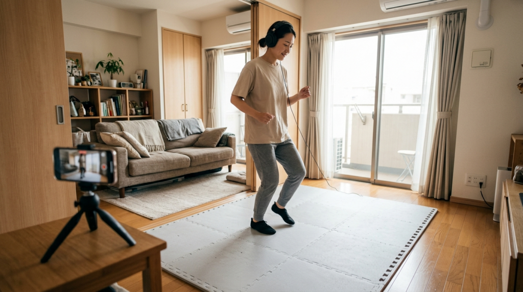 マンションでもできるダンス練習｜足音・騒音対策と床の工夫